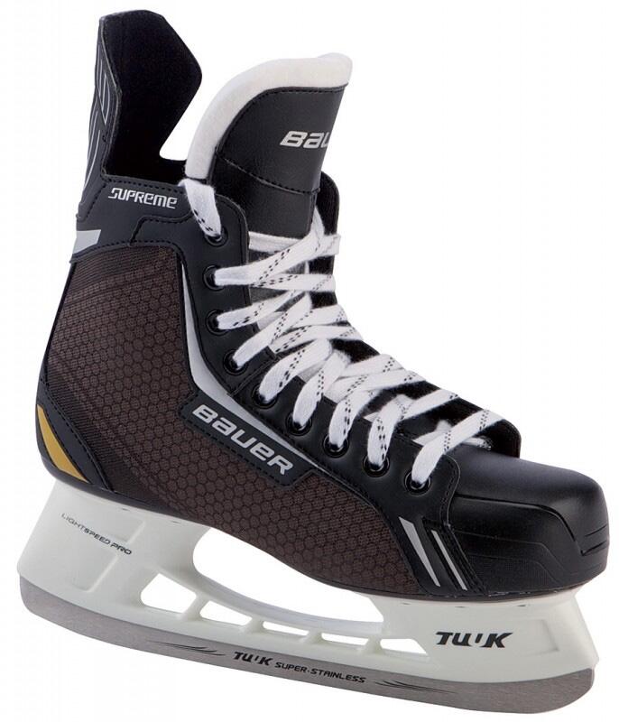 Bauer Schlittschuhe Supreme One Senior (11.0 = 47.0, 900 schwarz/silber/gold)