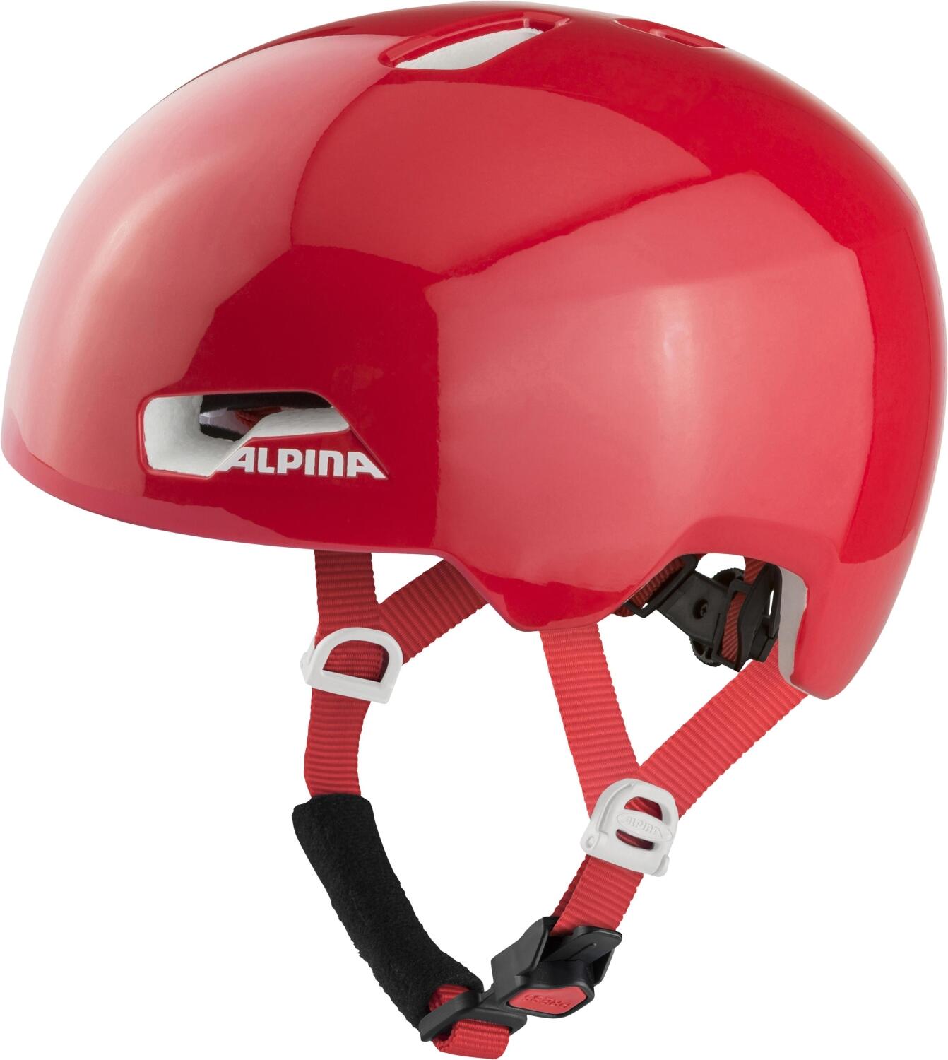 Alpina Hackney Fahrradhelm (47-51 cm, 50 red gloss)