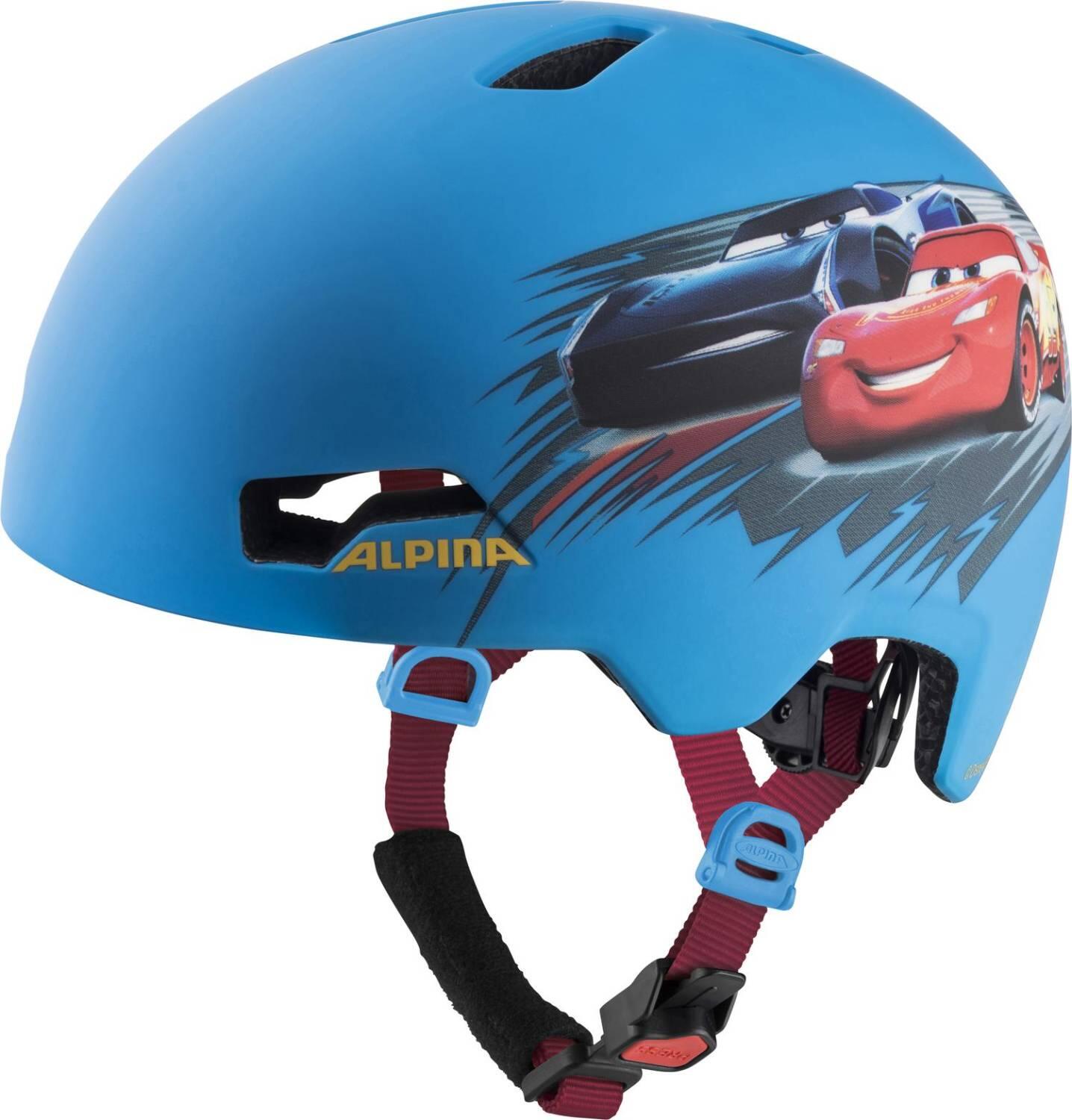 Alpina Hackney Disney Fahrradhelm (51-56 cm, 60 Cars)