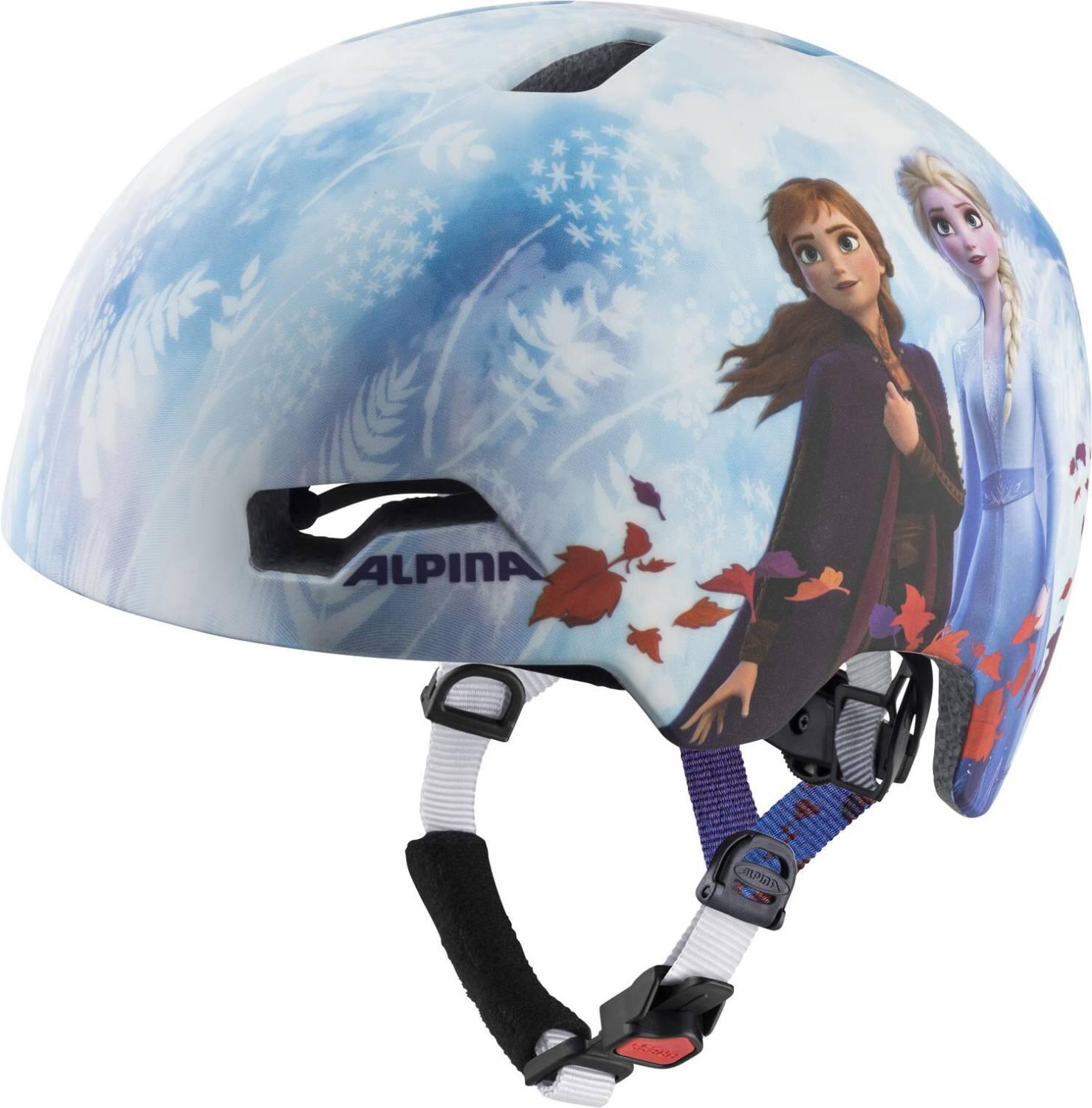 Alpina Hackney Disney Fahrradhelm (51-56 cm, 80 Frozen II)