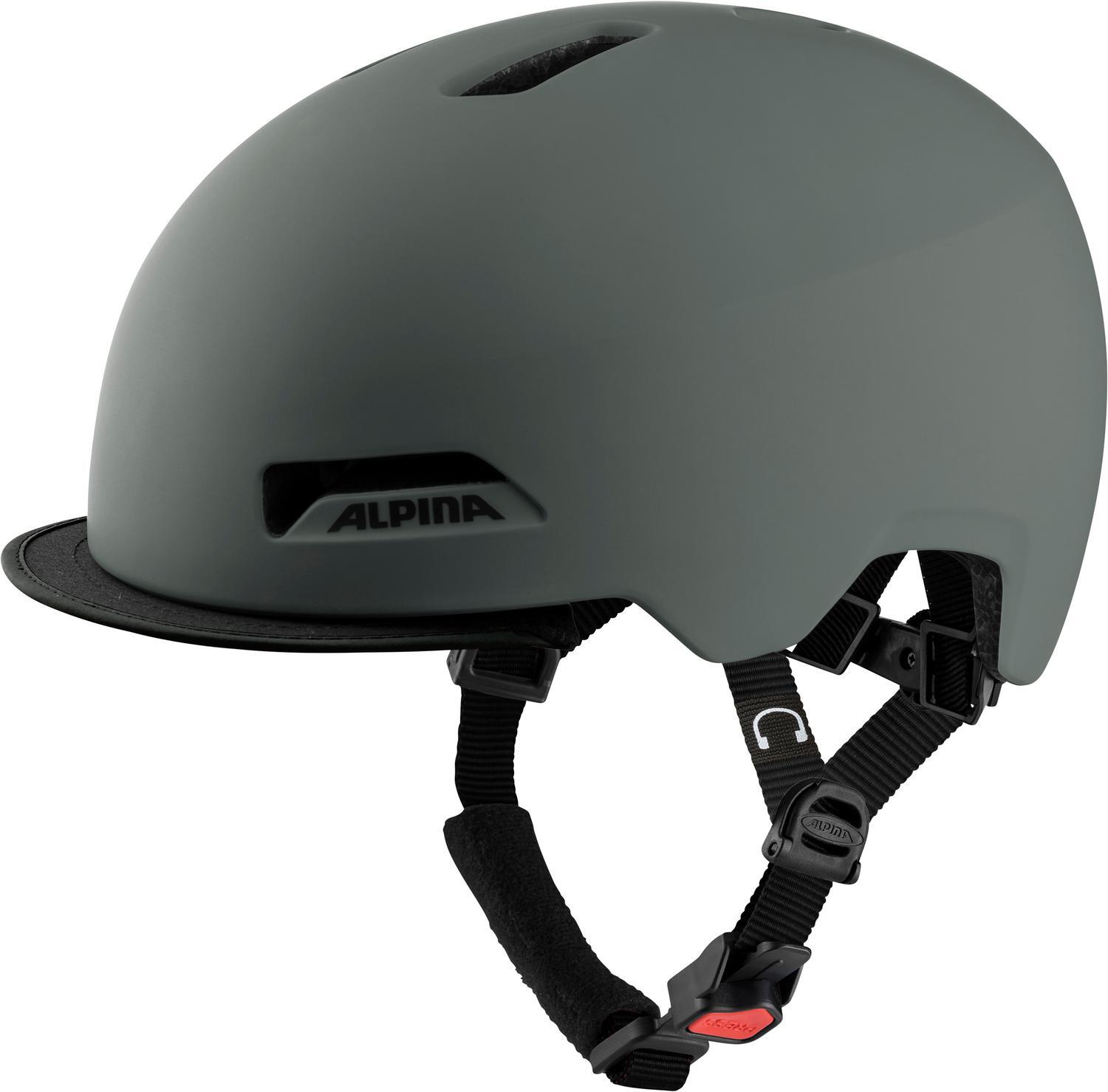 Alpina Brooklyn Fahrradhelm (57-61 cm, 31 coffee/grey matt)