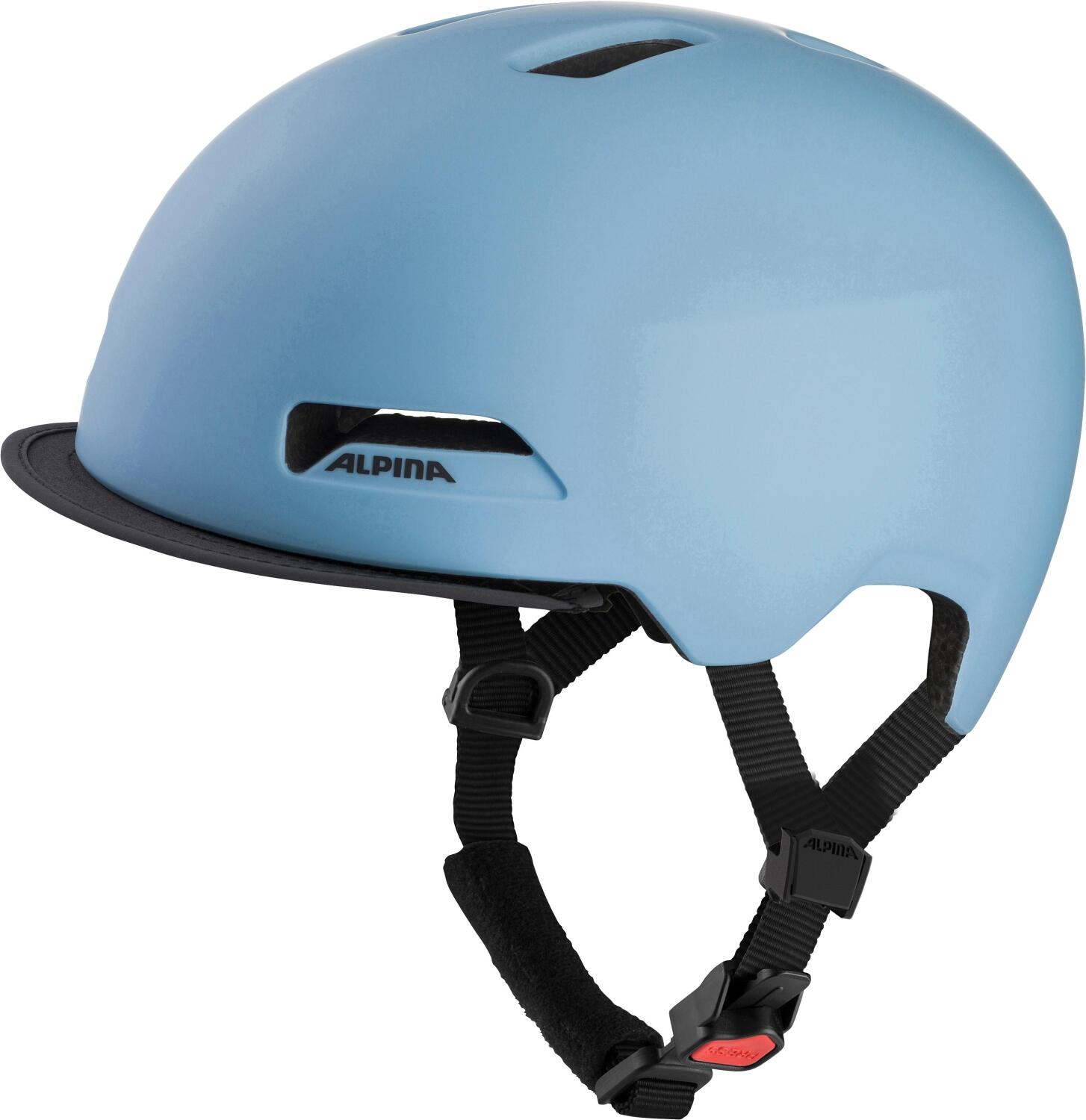 Alpina Brooklyn Fahrradhelm (52-57 cm, 41 smoke/blue matt)