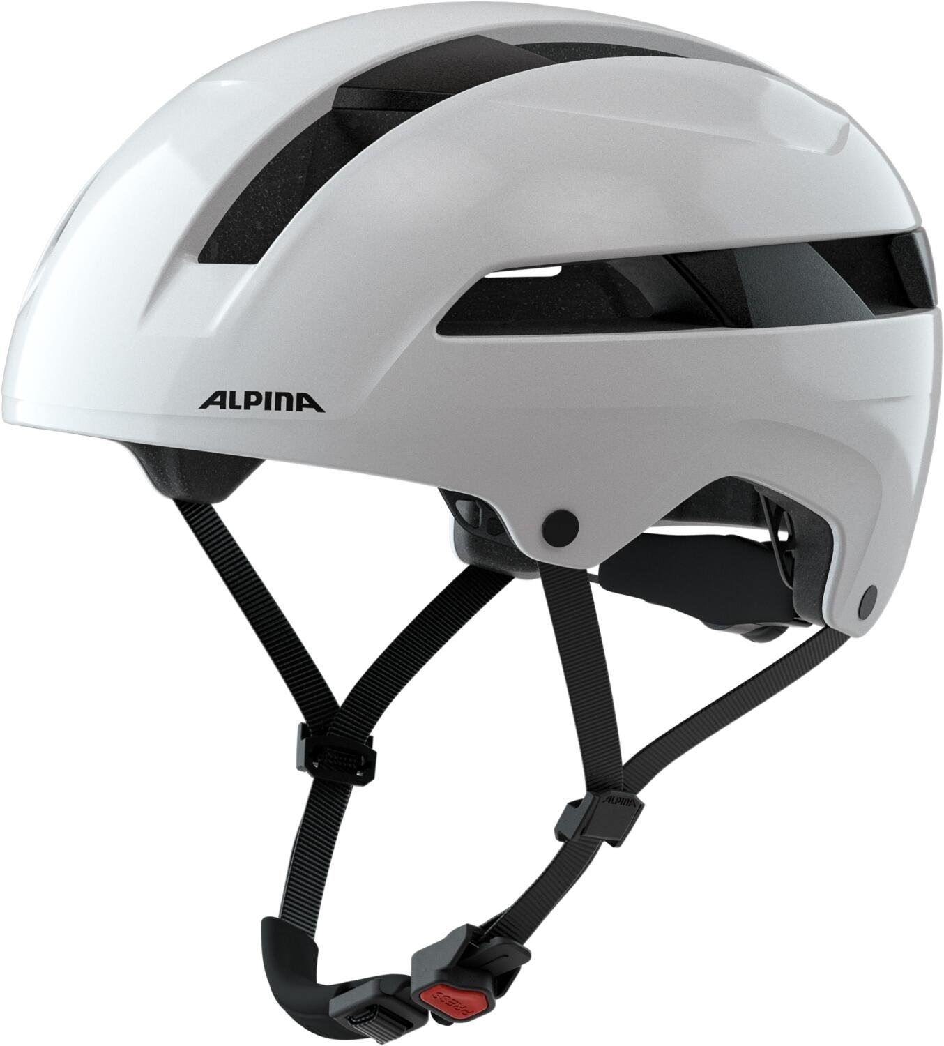 Alpina Soho City Fahrradhelm (55-59 cm, 11 white gloss)