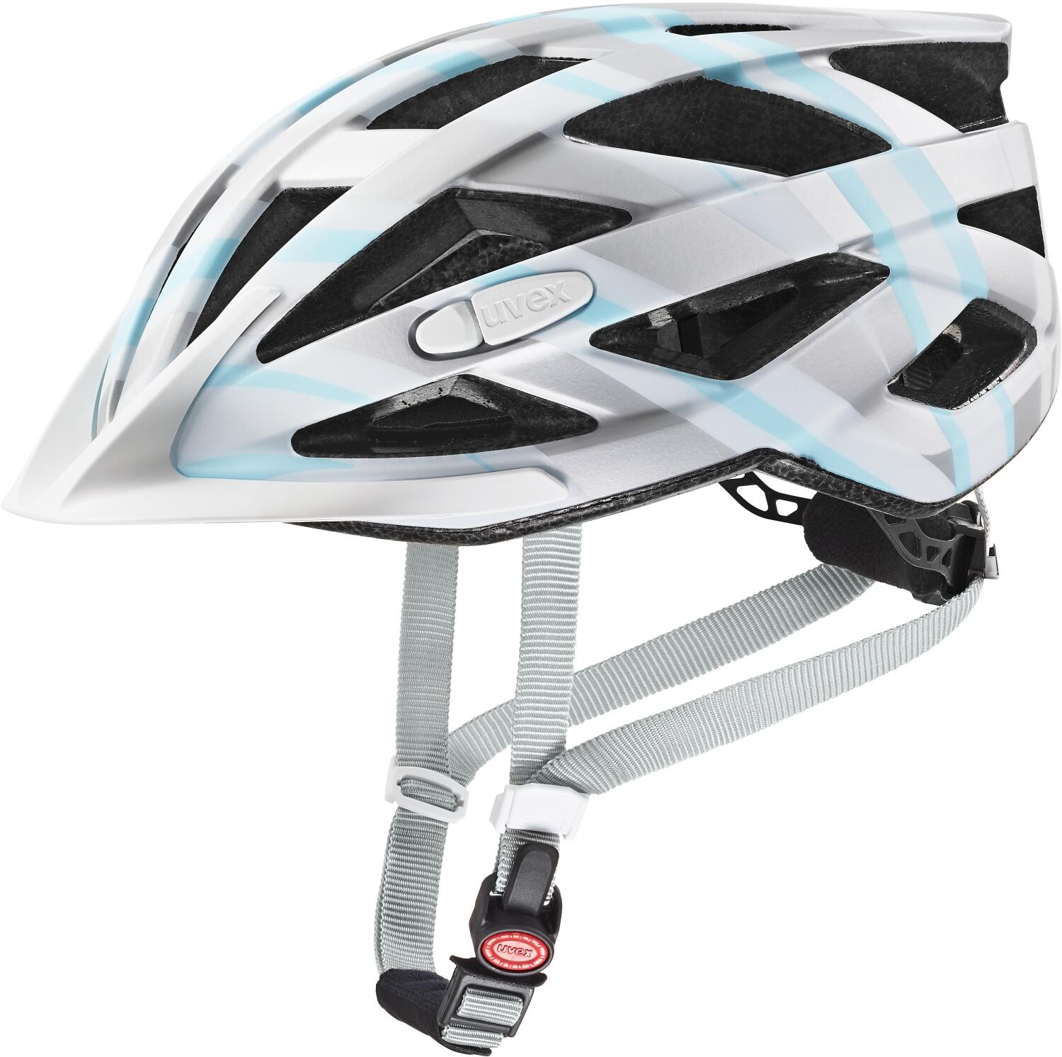 uvex Air Wing cc Fahrradhelm (56-60 cm, 07 cloud/silver matt)