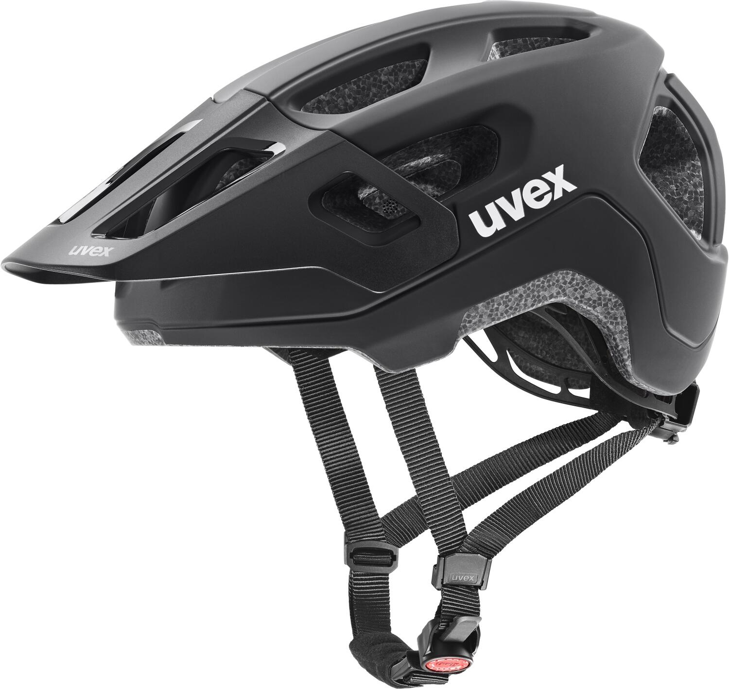 uvex React Jr. Fahrradhelm (52-56 cm, 06 black matt)