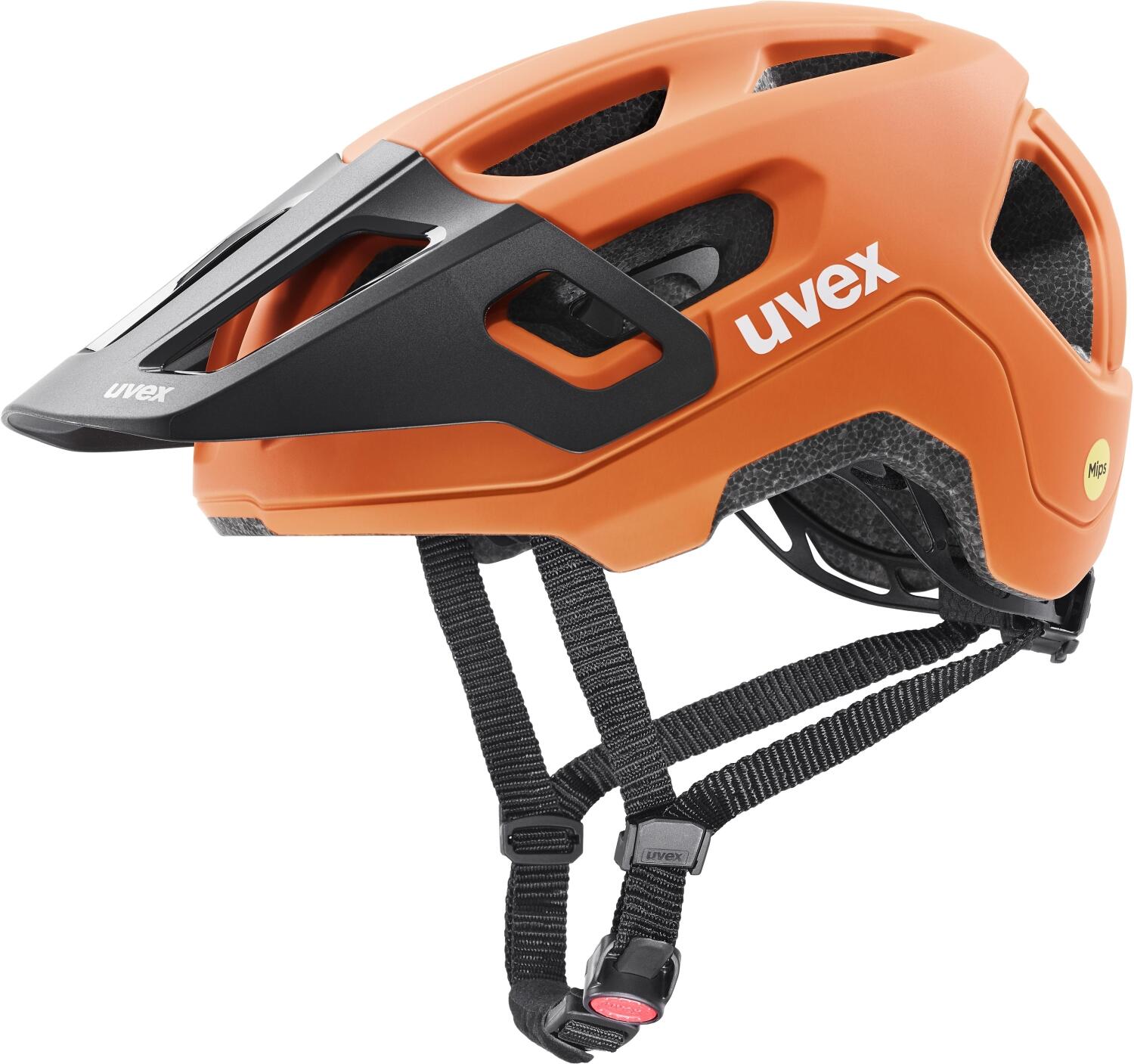 uvex React Jr. Mips Kinder-Fahrradhelm (52-56 cm, 05 papaya matt)