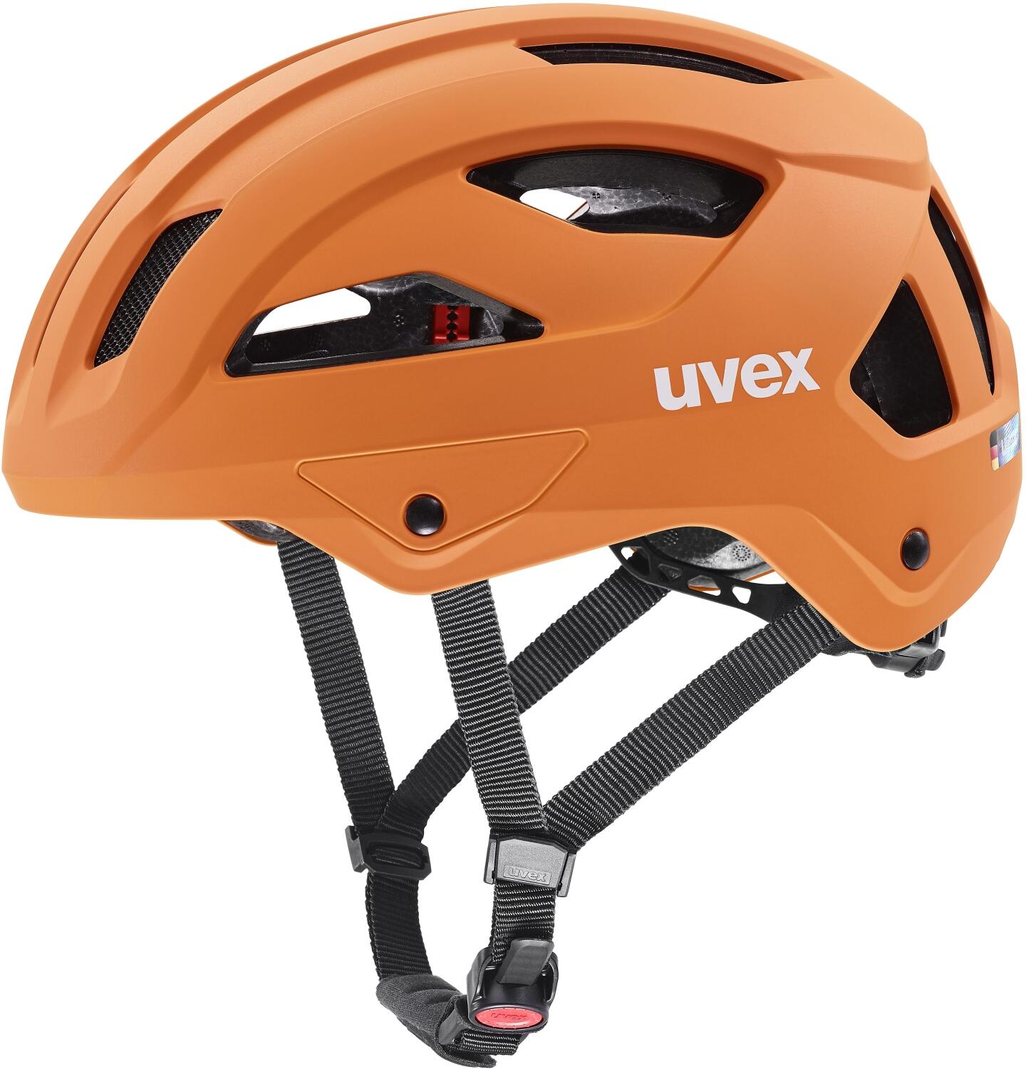 uvex Stride Fahrradhelm (59-61 cm, 03 papaya matt)