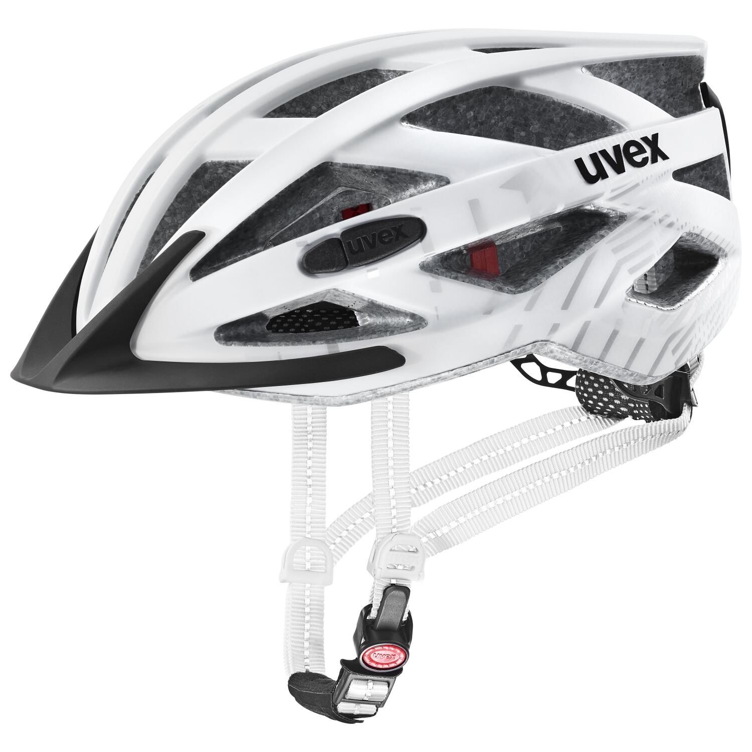 uvex City i-vo Fahrradhelm (52-57 cm, 14 white/black matt)
