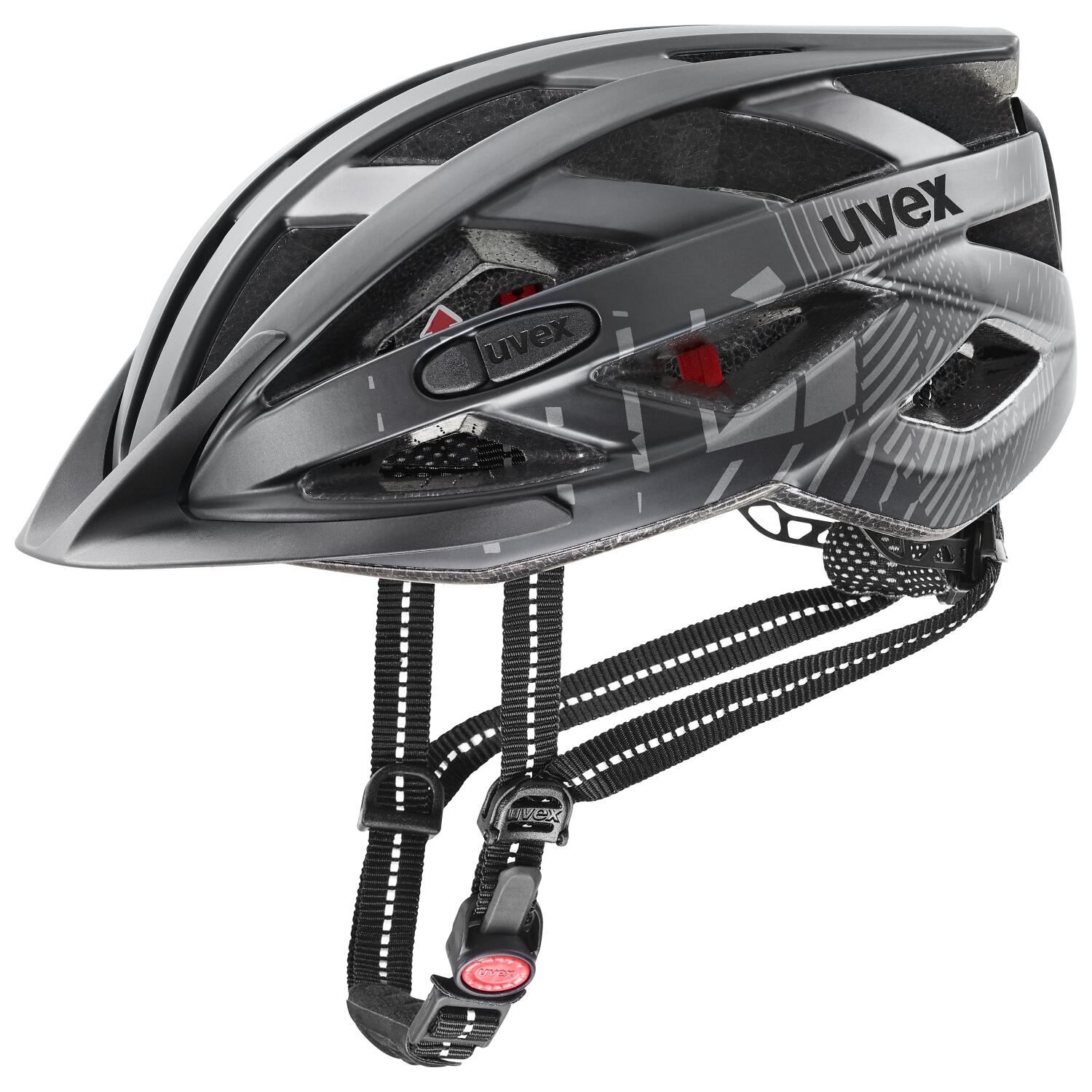 uvex City i-vo Fahrradhelm (52-57 cm, 15 black matt)