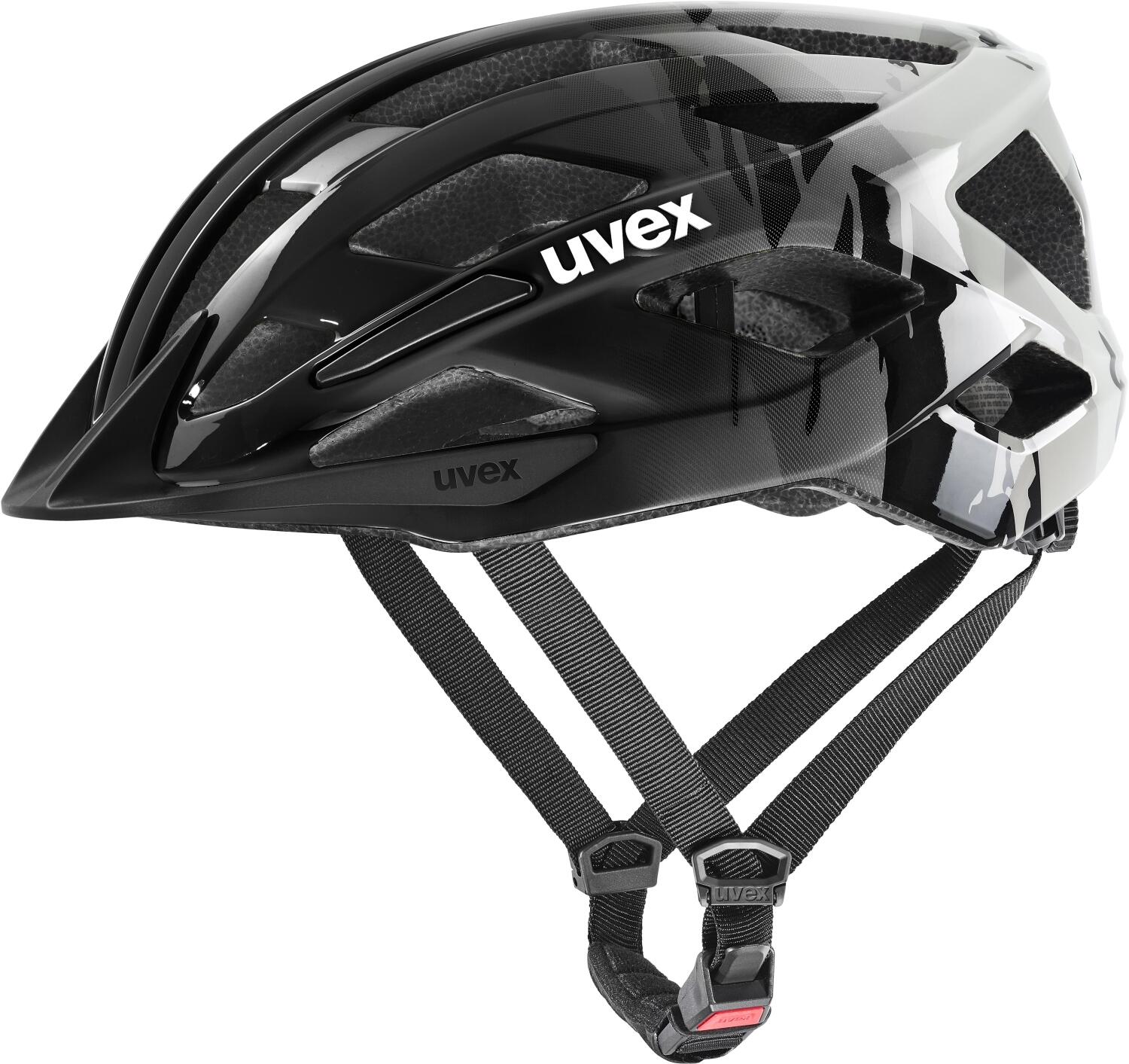 uvex Air Wing 2 Kinder Fahrradhelm (50-54 cm, 04 warm grey/black)