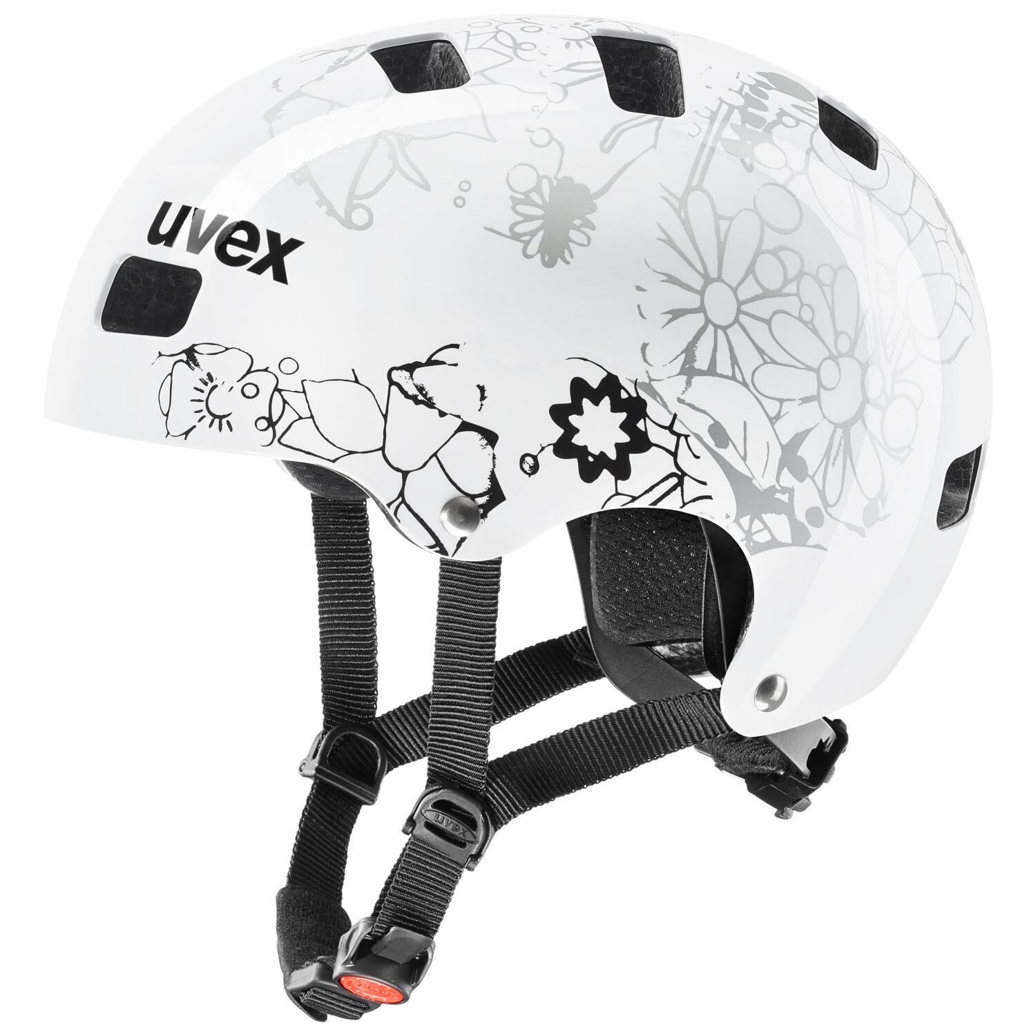 uvex Kid 3 Kinder-Fahrradhelm (51-55 cm, 21 white)