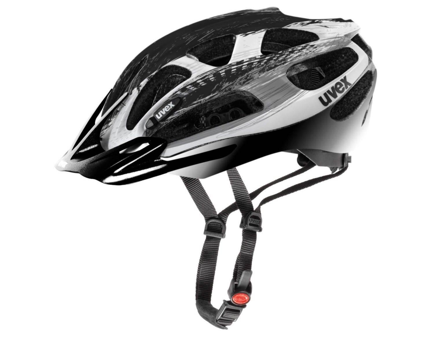 uvex Fahrradhelm Supersonic (52-57 cm, 14 silver/black)