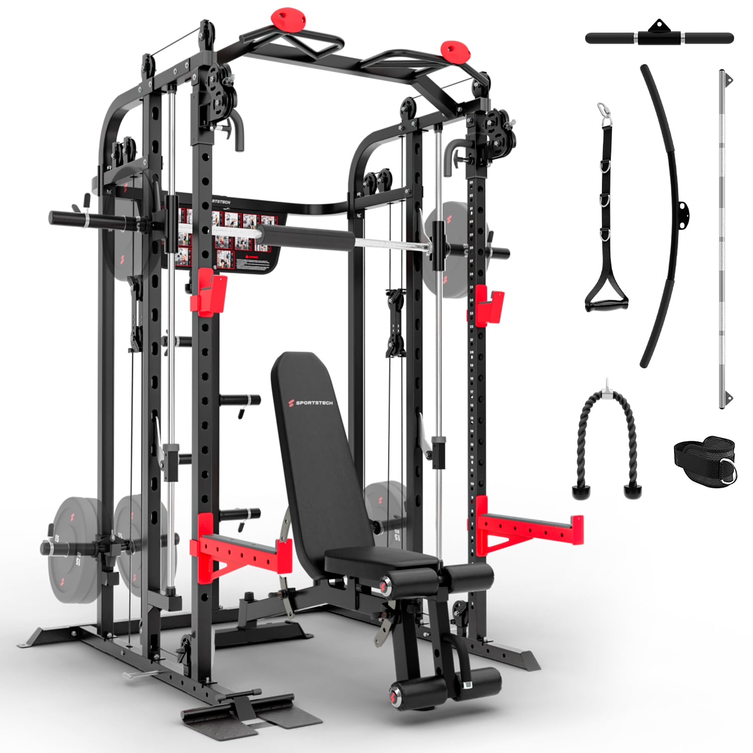 SXM150 Smith Machine + BRT700 Hantelbank