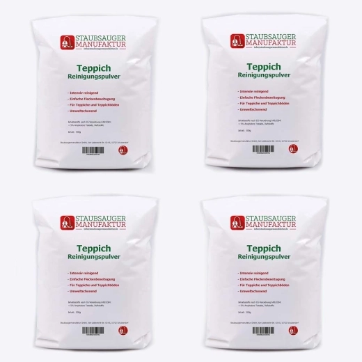 Teppichreiniger / Reinigungspulver (2kg) Universal geeignet für Vorwerk, Lux, SEBO uvm.
