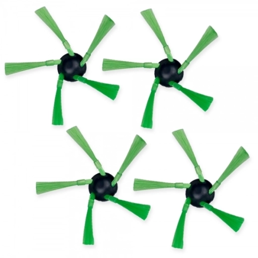 4 Seitenbürsten passend für Saugroboter Vorwerk VR 7 VR 200 und VR 300