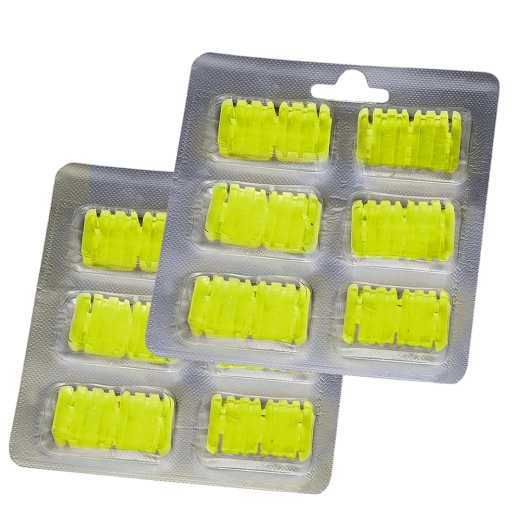 12 Luftfrischer Duftchips Zitrus für alle Staubsauger Modelle kompatibel