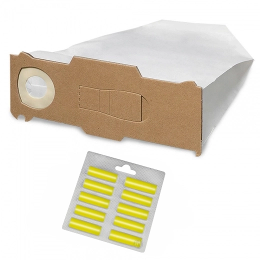 10 Staubsaugerbeutel Filtertüten und Duft Lemone passend für Vorwerk Kobold 130 131