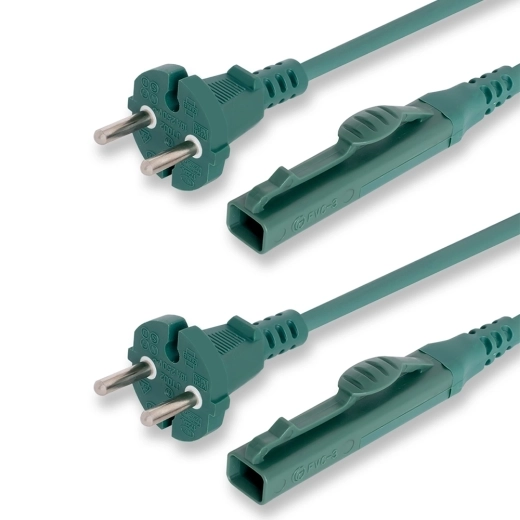 2 Ersatzkabel 10 Meter für Vorwerk Kobold VK 140 kompatibel