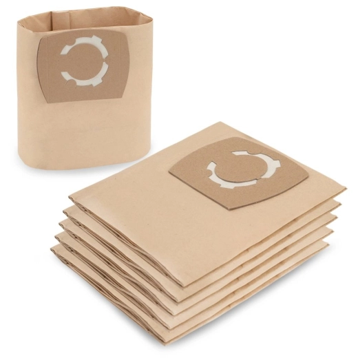 5 Staubsaugerbeutel für Lux NT 20 L Container kompatibel (Papier)