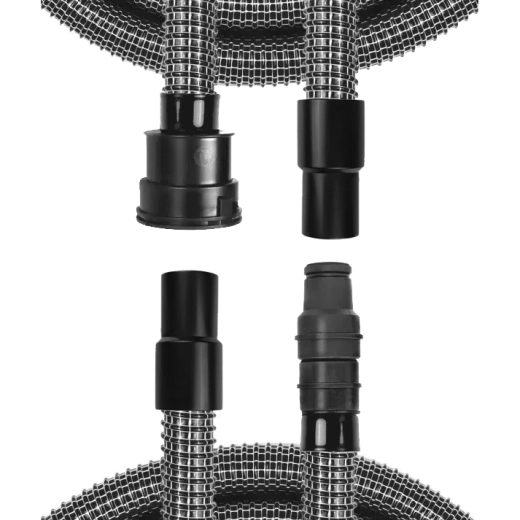 Gewebeschlauch-Set für Bosch GAS 25, GAS 50 M und Zyklon Abscheider mit 40mm Anschluss