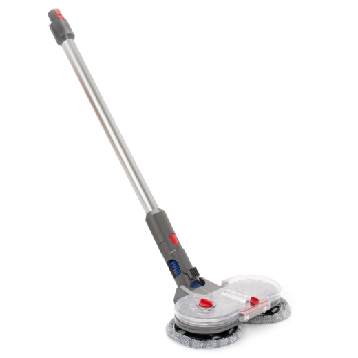 Elektrisches Rohr mit Wischaufsatz kompatibel mit Dyson V7 V8 V10 V11 SV10 SV11 Silber