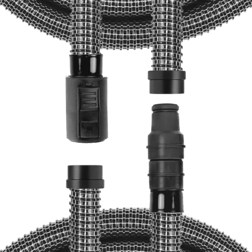 Gewebeschlauch-Set für alle Zyklon Abscheider 50mm Anschluss mit Kärcher WD1 WD2 WD3 WD4 WD5 WD6 WD7... und A 2... Modelle