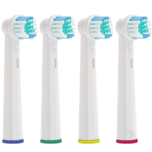4 Aufsteckbürsten passend für Oral B Zahnbürste Ersatzbürsten