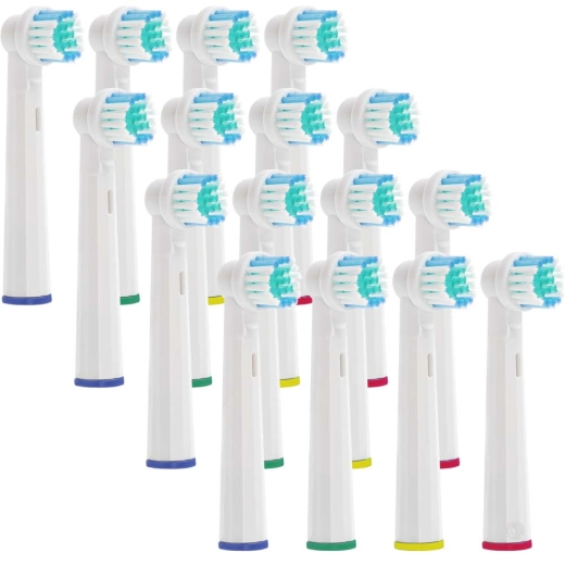 16 Aufsteckbürsten passend für Oral B Zahnbürste Ersatzbürsten