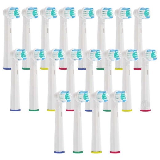 20 Aufsteckbürsten passend für Oral B Zahnbürste Ersatzbürsten