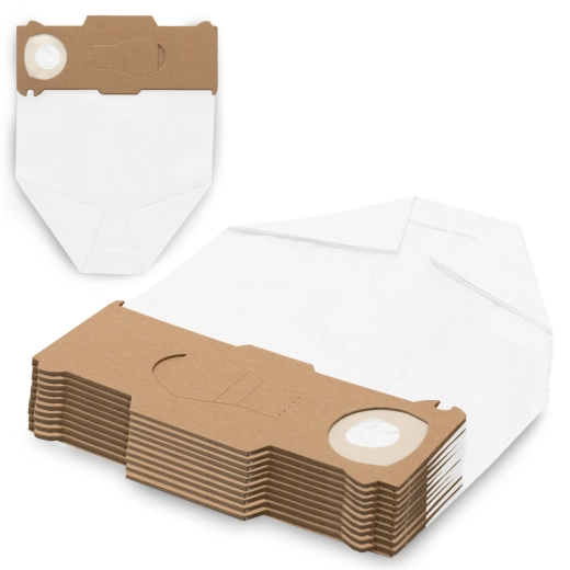 10 Staubsaugerbeutel passend für Vorwerk Kobold 130 131 Weiß