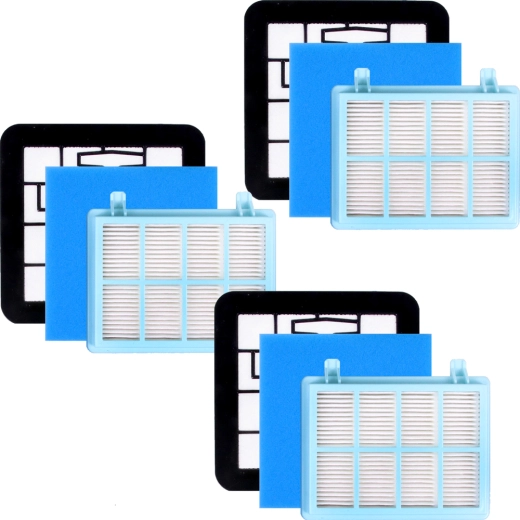 3 Filter-Sets für Philips FC8010/01, FC9331/09 FC9332/09 FC8010/01FC9555 FC9550 FC9334 FC9333 FC9330 PowerPro Compact kompatibel