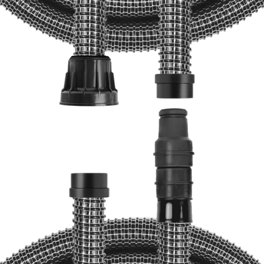 Gewebeschlauch-Set für alle Zyklon Abscheider 50mm Anschluss für Numatic Henry, Hetty, James, Harry, Charles, George passend