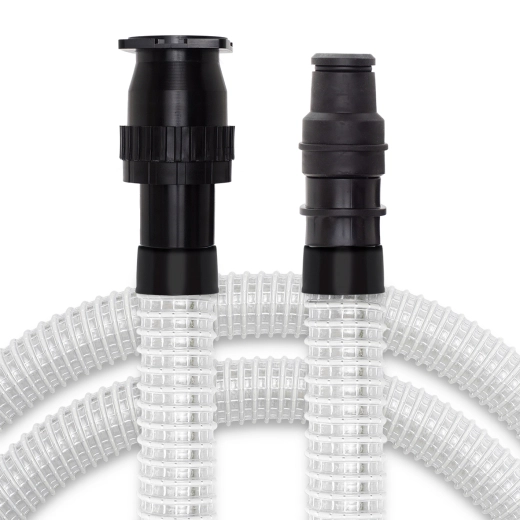 Gewebeschlauch Transparent für Cleanfix RS05 S05 S10 plus S12 S20 S21 SW25 kompatibel Maschinenadapter 35mm