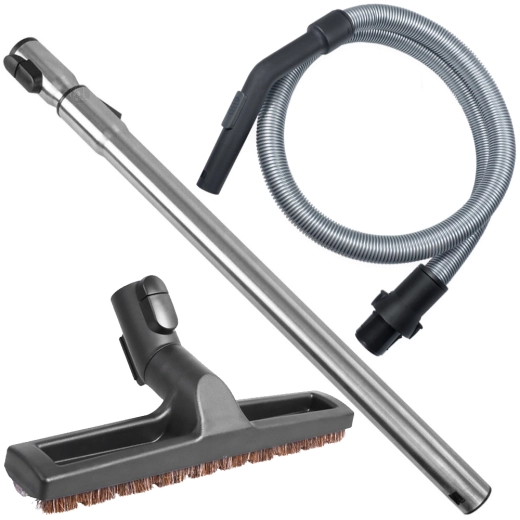 SPARSET für Miele Blizzard CX1 kompatibel Schlauch Griff Rohr Parkettbürste Rosshaar