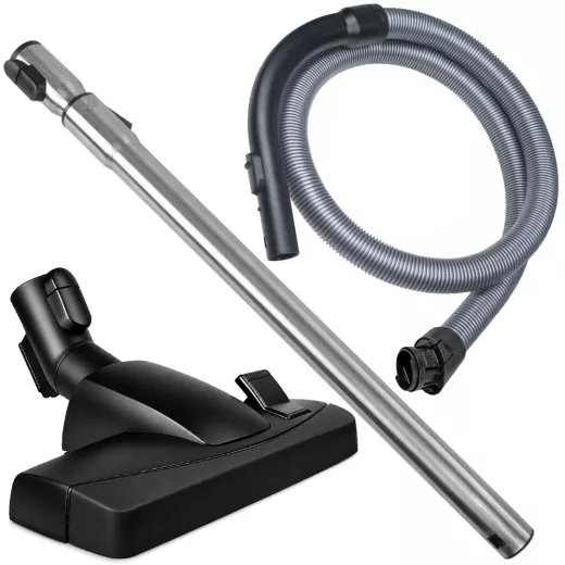 Griff Rohr Düse kompatibel für Miele Complete C3 Serie Möbelschutz Schwarz