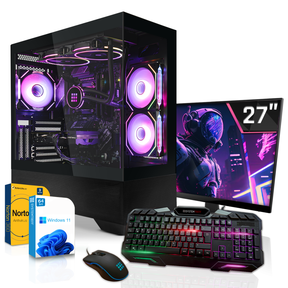 Gaming Komplett Set PC | Intel Core i7-13700K | 32GB DDR4 | Nvidia GeForce RTX 5060 Ti 16GB | 1TB NVMe