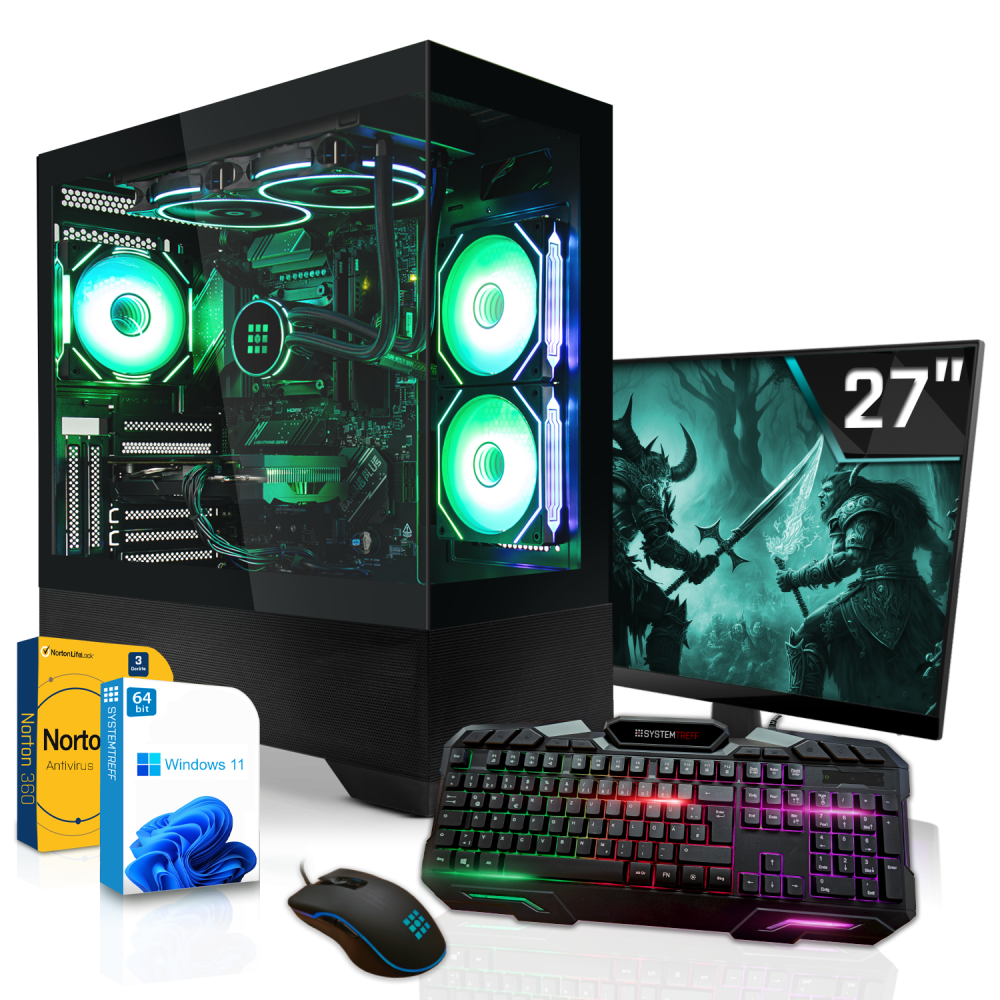 Gaming Komplett Set PC | Intel Core i9-14900KF | 64GB DDR5 | Nvidia GeForce RTX 5070 12GB | 2TB NVMe