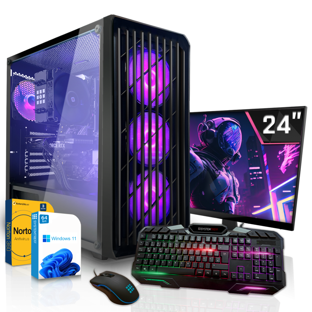 Gaming Komplett Set PC | AMD Ryzen 5 8400F | 32GB DDR5 | Nvidia GeForce RTX 5060 Ti 8GB | 1TB NVMe