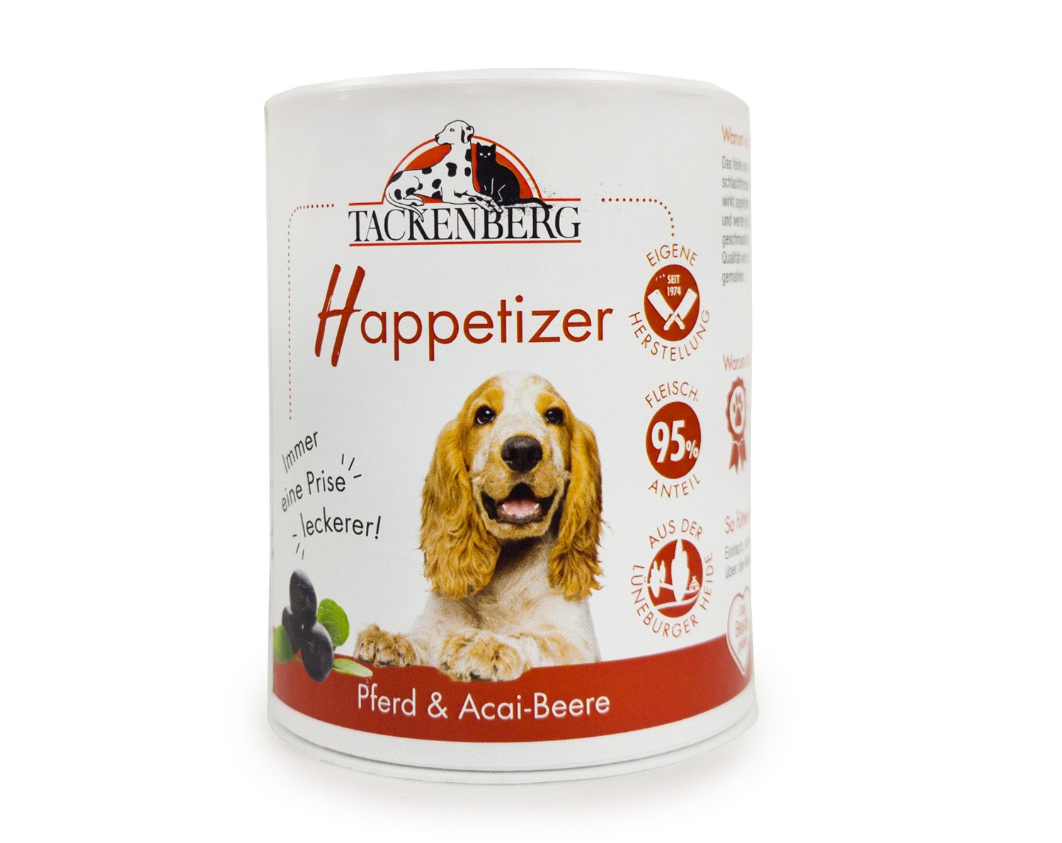 Natürlicher Appetizer vom Pferd mit Acai-Beeren | Online bei Tackenberg - 50 g - Premiumqualität von Tackenberg