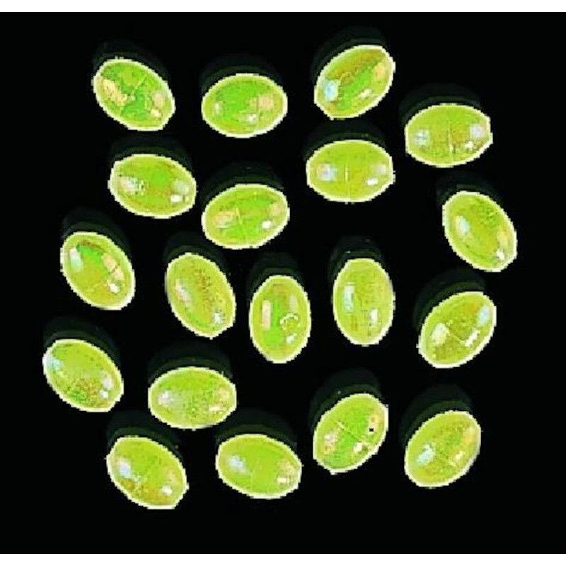 DEGA Vorfach-Perlen Reflektierend 3,5x4mm 20Stk.