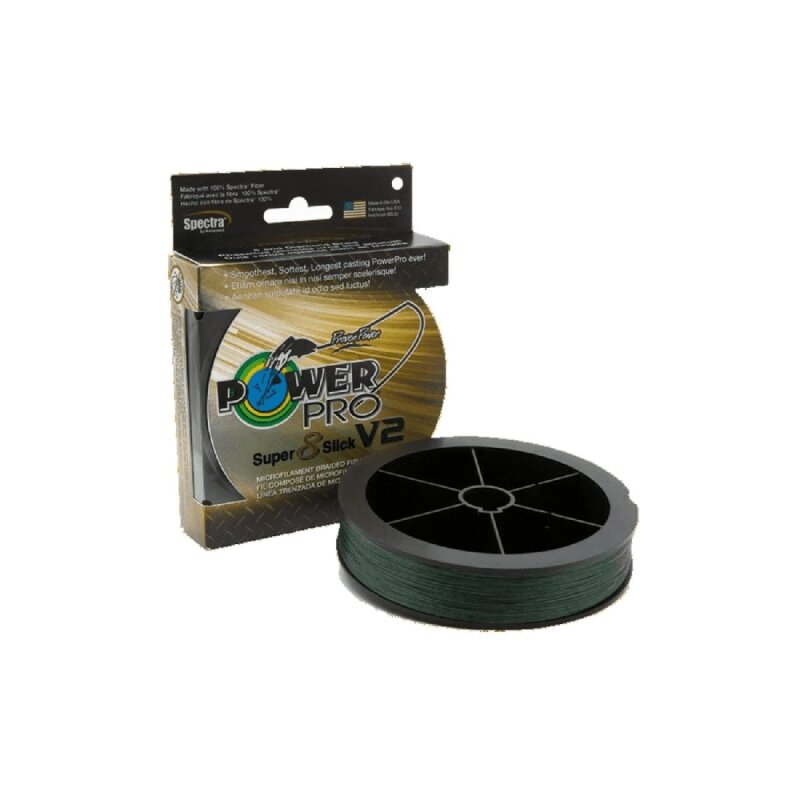 POWER PRO Super 8 Slick V2 0,28mm 20kg 275m Moss Green (0,15 € pro 1 m)