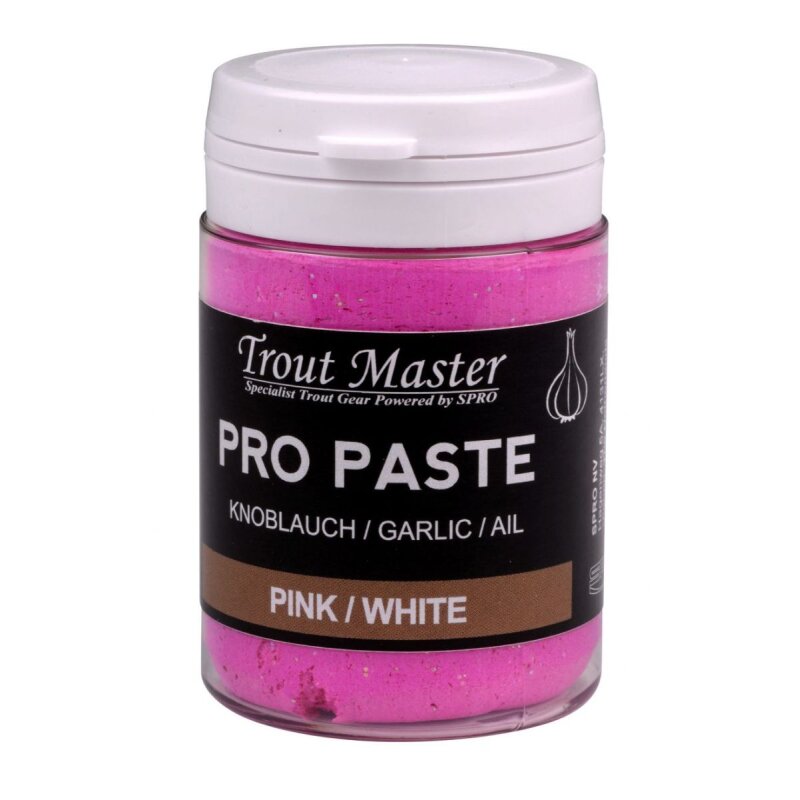 TROUTMASTER Pro Paste Garlic 60g Pink/White (62,50 € pro 1 kg)
