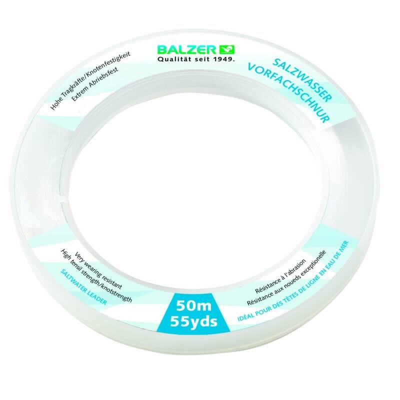 BALZER Salzwasservorfach-/Schlagschnur 1,2mm 60kg 50m... (0,18 € pro 1 m)