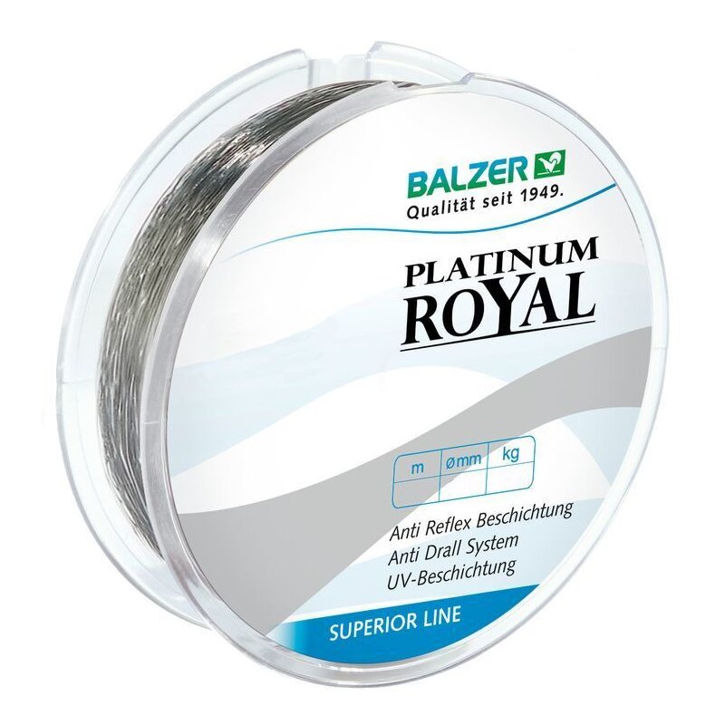BALZER Platinum Royal 0,25mm 7kg 300m Grau (0,03 € pro 1 m)