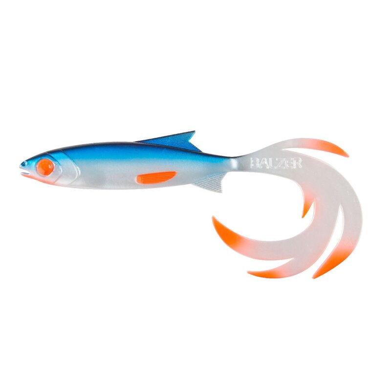 BALZER Shirasu Reptile Shad UV Booster 7cm 1,5g Blue Arctic 5Stk.