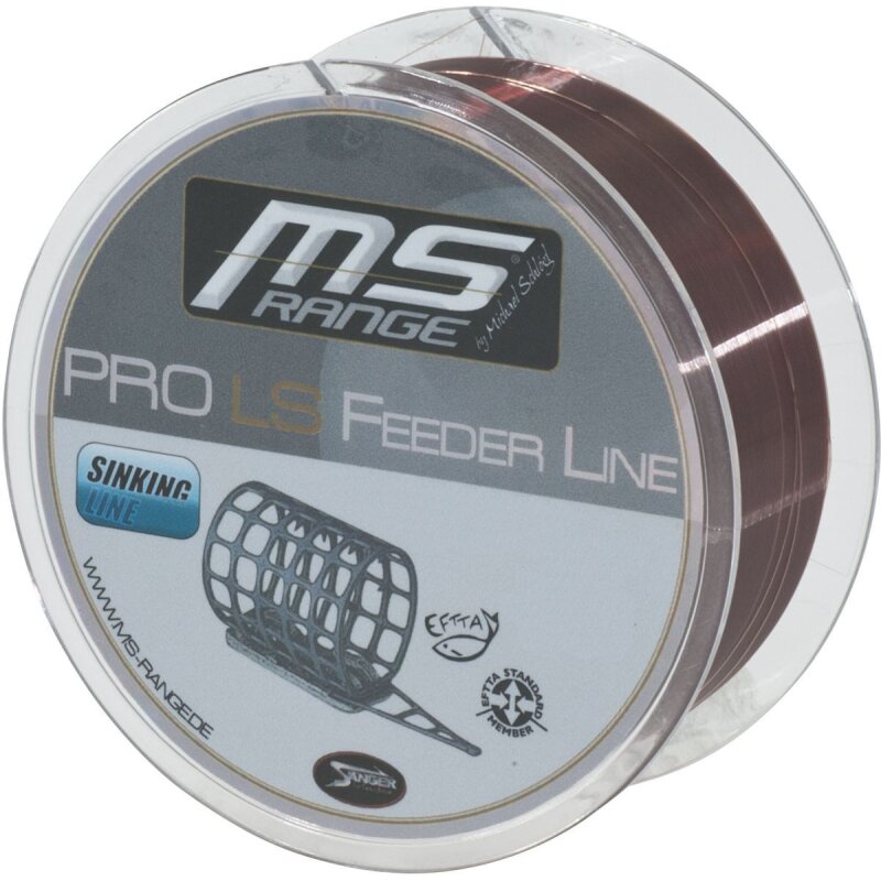 MS RANGE Pro LS Feeder 0,18mm 2,59kg 300m Braun (0,02 € pro 1 m)