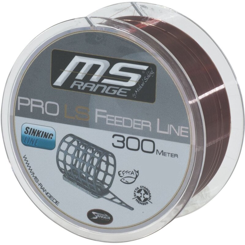 MS RANGE Pro LS Feeder 0,3mm 7,01kg 300m Braun (0,03 € pro 1 m)