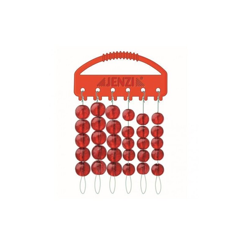 JENZI Glas-Perlen-Set 8-10mm Rot 30Stk.