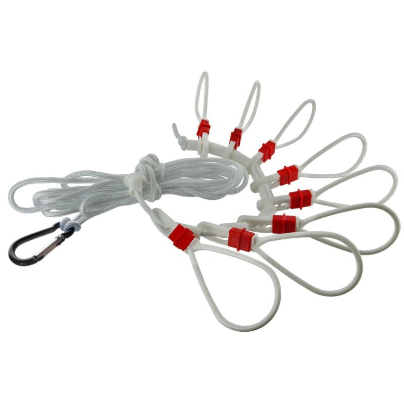 JENZI Fish-Lock Halterung für Fische 8 Karabiner