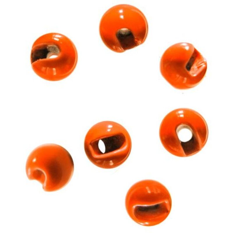 JENZI Tungsten Perlen Slot 3,5mm Orange 7Stk.